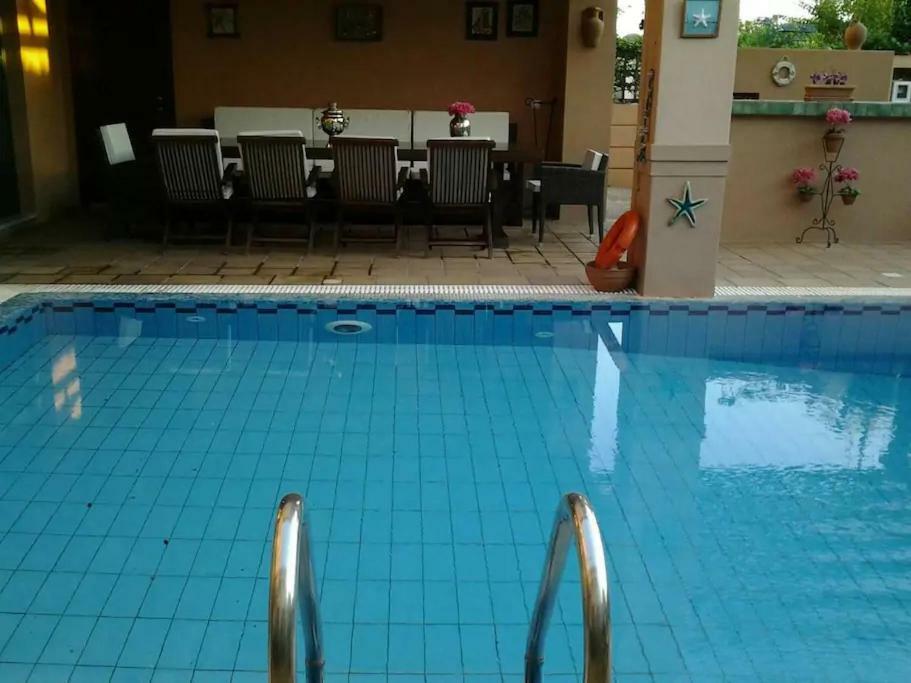4-Seasons Pool Villa Near Meteora Tríkala Екстериор снимка